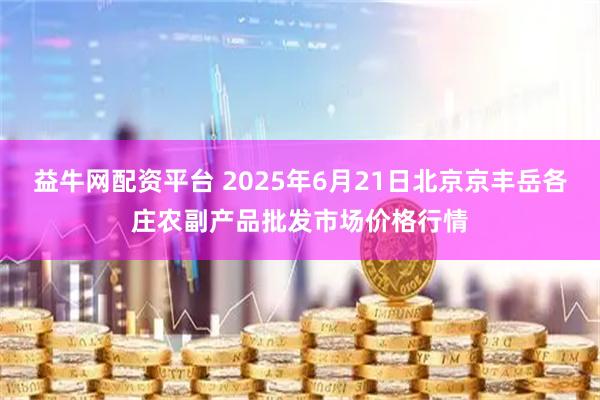 益牛网配资平台 2025年6月21日北京京丰岳各庄农副产品批发市场价格行情
