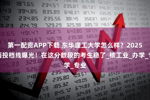 第一配资APP下载 东华理工大学怎么样？2025江西投档线曝光！在这分数段的考生稳了_核工业_办学_专业